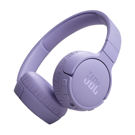 JBL Tune 670NC - Purple - Adaptive Noise Cancelling Wireless On-Ear Headphones - Hero